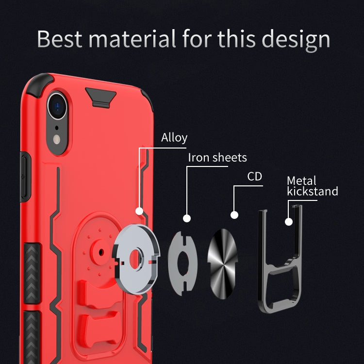 For iPhone XR Shockproof PC + TPU Protective Case with Beer Opener & Car Holder