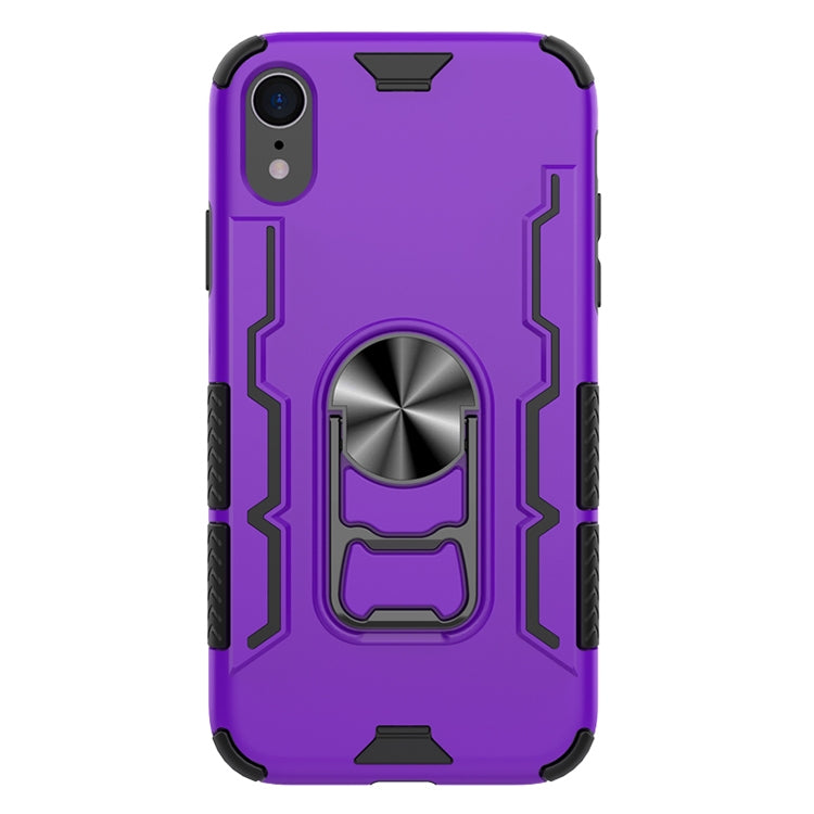 For iPhone XR Shockproof PC + TPU Protective Case with Beer Opener & Car Holder