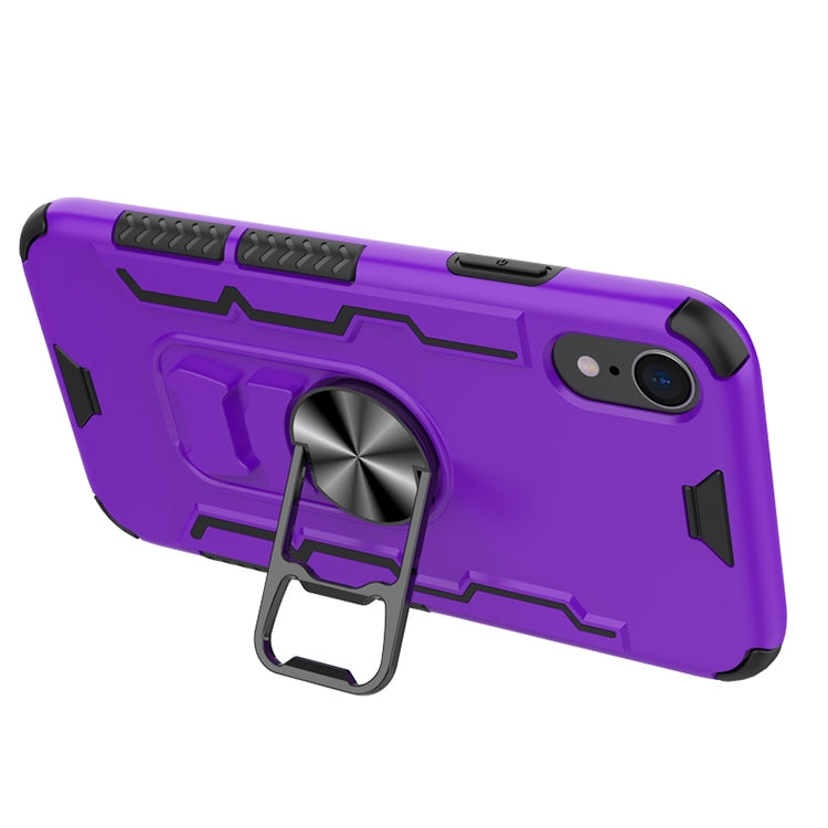 For iPhone XR Shockproof PC + TPU Protective Case with Beer Opener & Car Holder