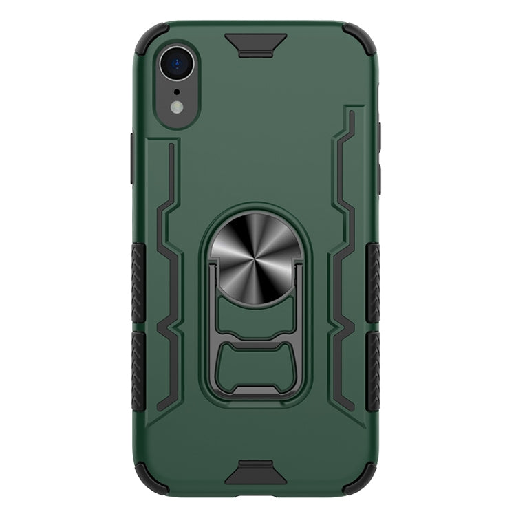 For iPhone XR Shockproof PC + TPU Protective Case with Beer Opener & Car Holder