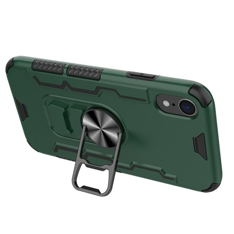 For iPhone XR Shockproof PC + TPU Protective Case with Beer Opener & Car Holder