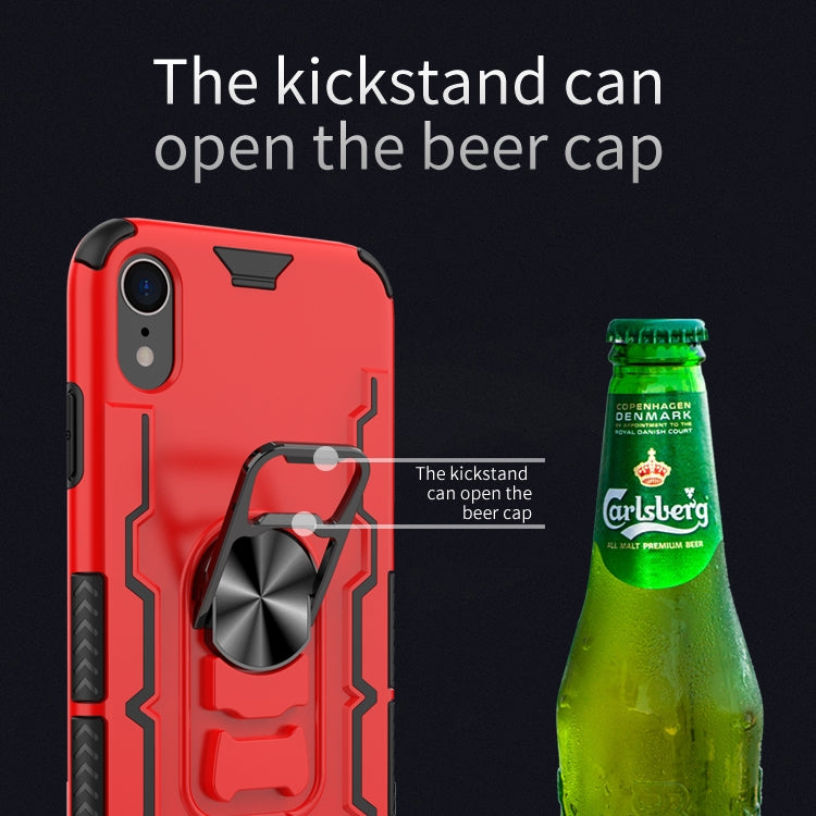 For iPhone XR Shockproof PC + TPU Protective Case with Beer Opener & Car Holder