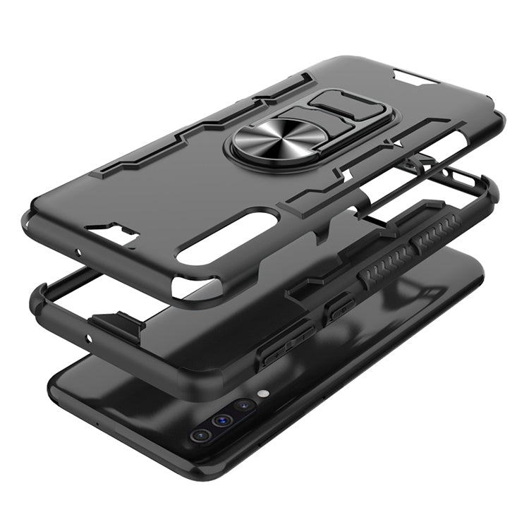 For Galaxy A50 Shockproof PC + TPU Protective Case with Beer Opener & Car Holder