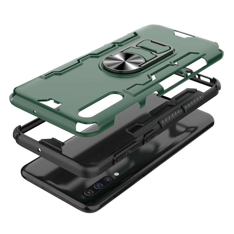 For Galaxy A50 Shockproof PC + TPU Protective Case with Beer Opener & Car Holder