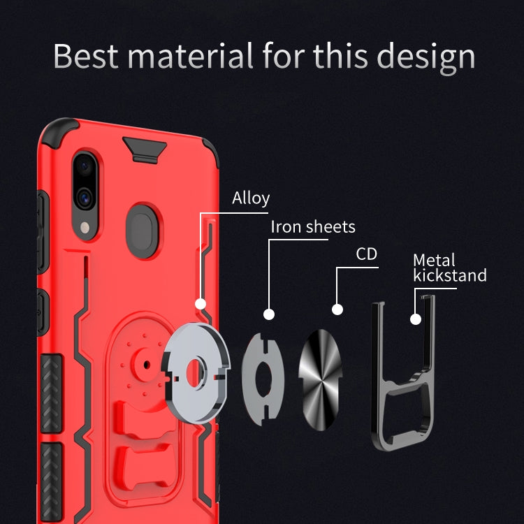 For Galaxy A30 Shockproof PC + TPU Protective Case with Beer Opener & Car Holder