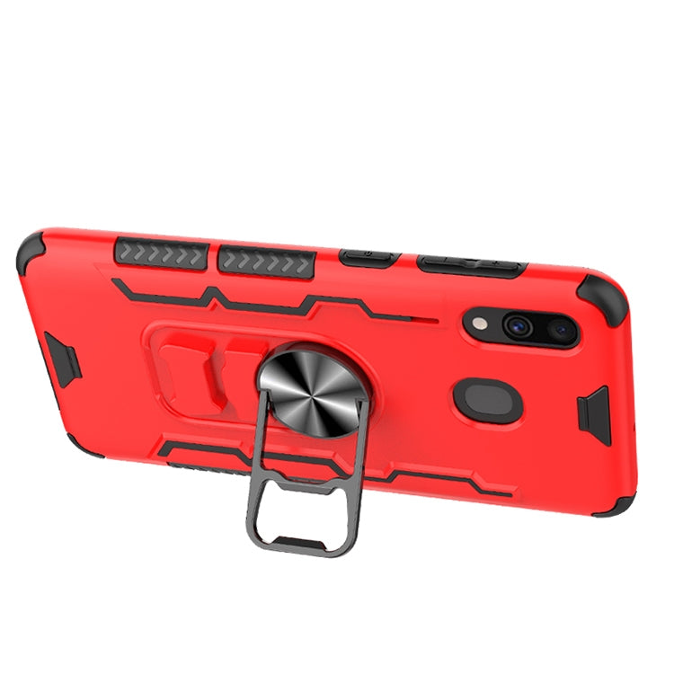 For Galaxy A30 Shockproof PC + TPU Protective Case with Beer Opener & Car Holder