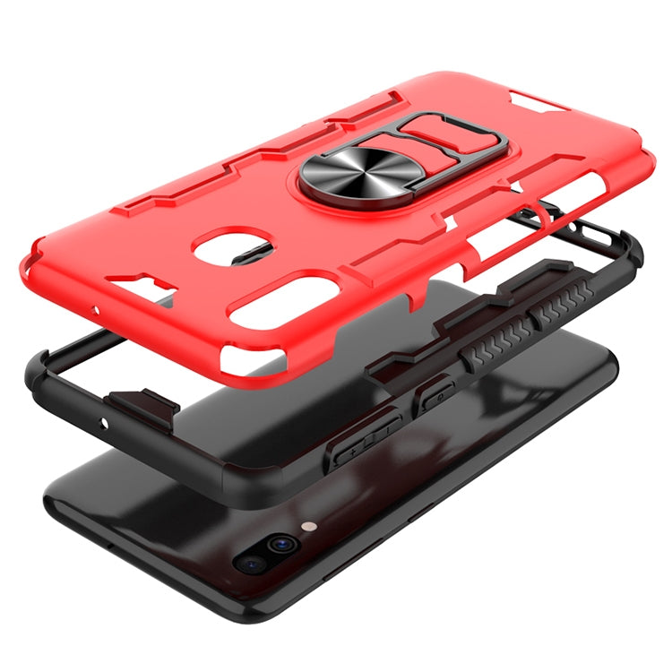 For Galaxy A30 Shockproof PC + TPU Protective Case with Beer Opener & Car Holder