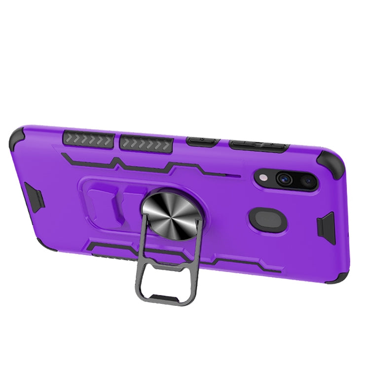 For Galaxy A30 Shockproof PC + TPU Protective Case with Beer Opener & Car Holder