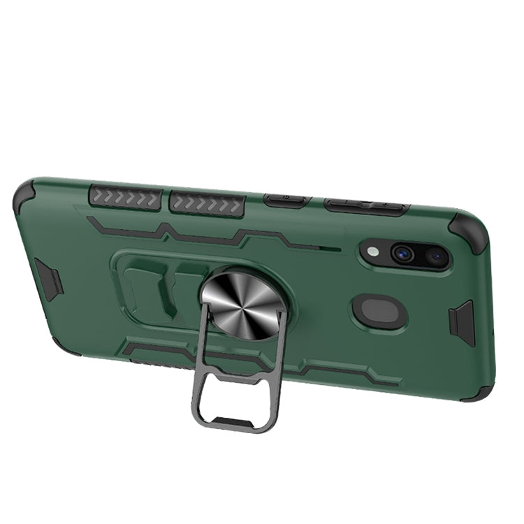 For Galaxy A30 Shockproof PC + TPU Protective Case with Beer Opener & Car Holder