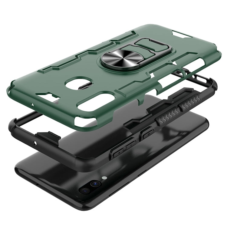 For Galaxy A30 Shockproof PC + TPU Protective Case with Beer Opener & Car Holder