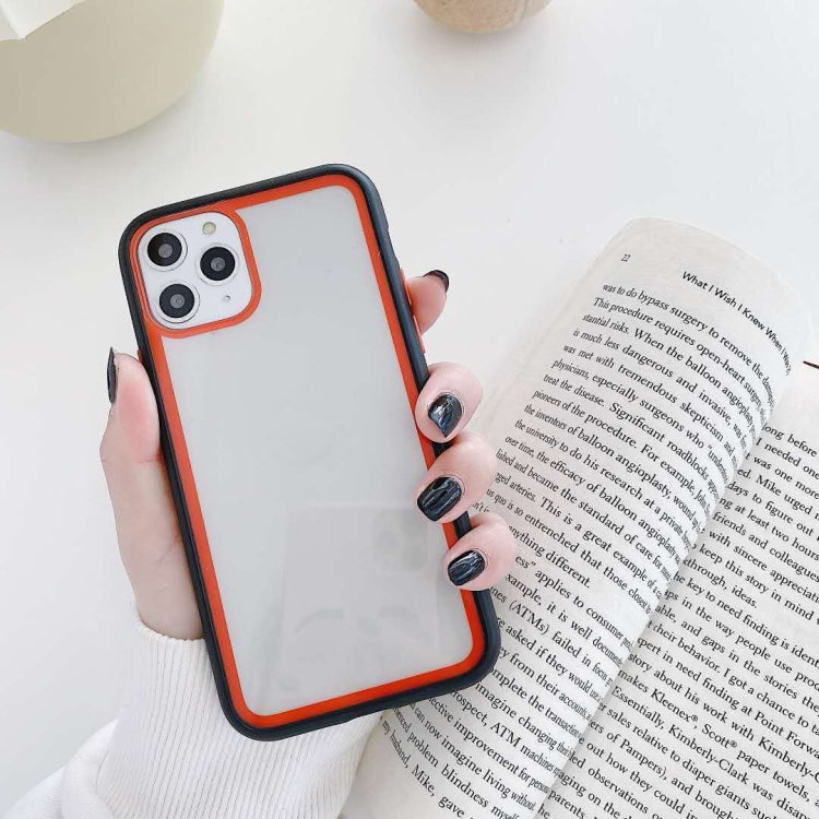 For iPhone 11 Rainbow Skin Feeling TPU + PC Protective Case
