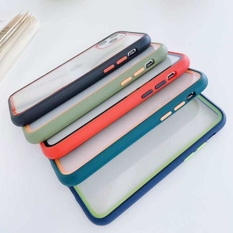 For iPhone 11 Pro Rainbow Skin Feeling TPU + PC Protective Case