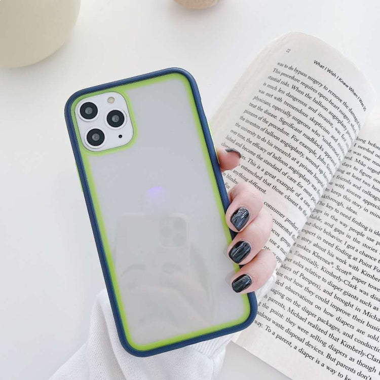 For iPhone 11 Pro Rainbow Skin Feeling TPU + PC Protective Case