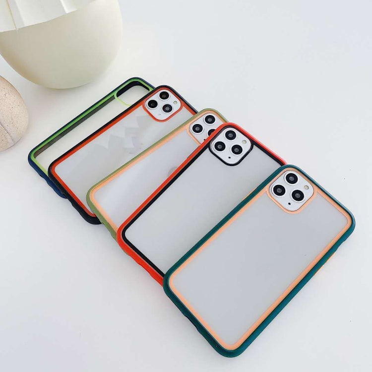 For iPhone 11 Pro Rainbow Skin Feeling TPU + PC Protective Case