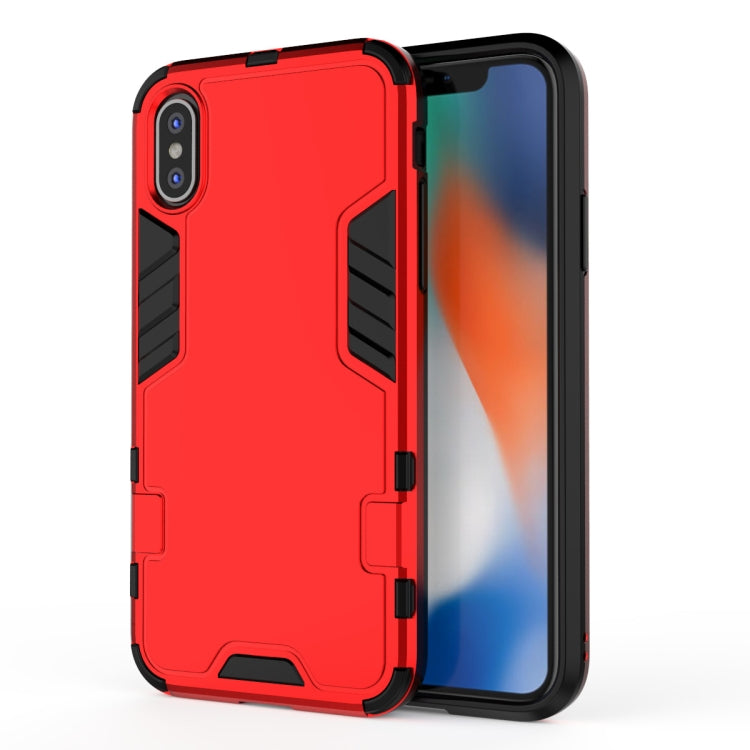 For iPhone XS Max 3 in 1 Full Coverage Shockproof PC + TPU Case
