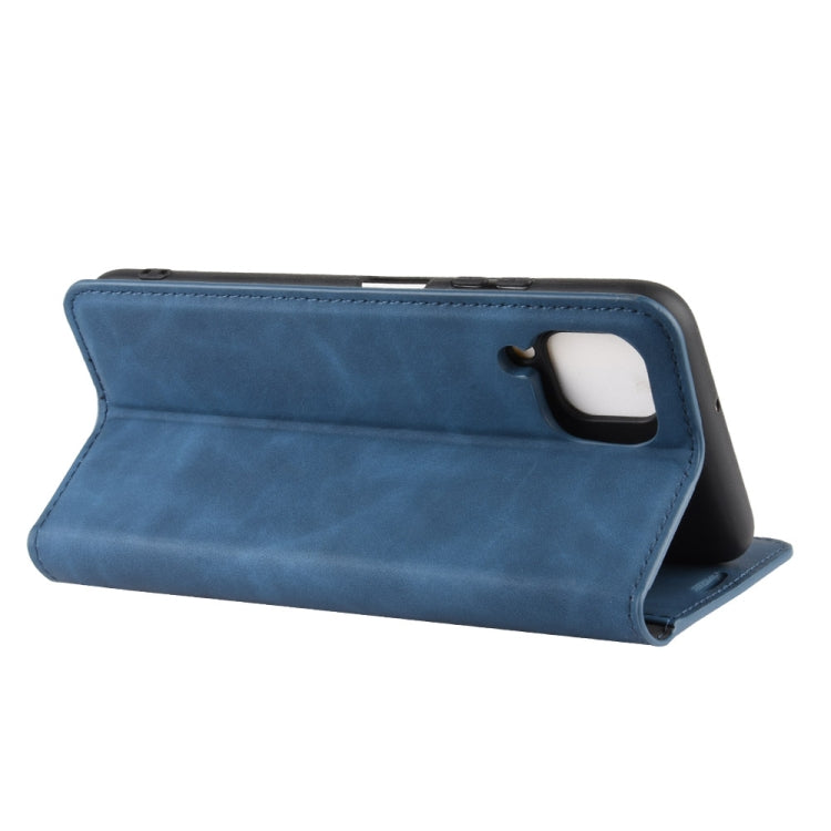 For Huawei nova 6 SE/ P40 Lite / nova 7i Retro-skin Business Magnetic Suction Leather Case with Holder & Card Slots & Wallet