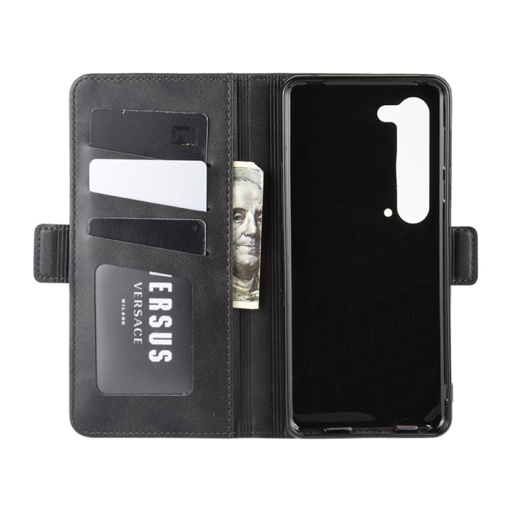 For Sharp Aquos R5G Dual-side Magnetic Buckle Horizontal Flip Leather Case with Holder & Card Slots & Wallet