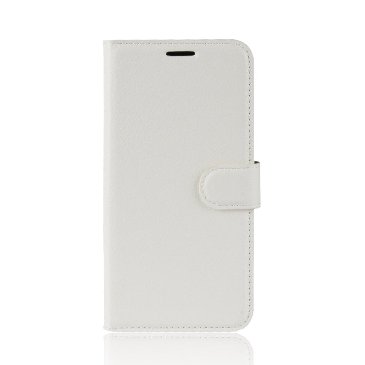 For Sharp Aquos R5G Litchi Texture Horizontal Flip Protective Case with Holder & Card Slots & Wallet