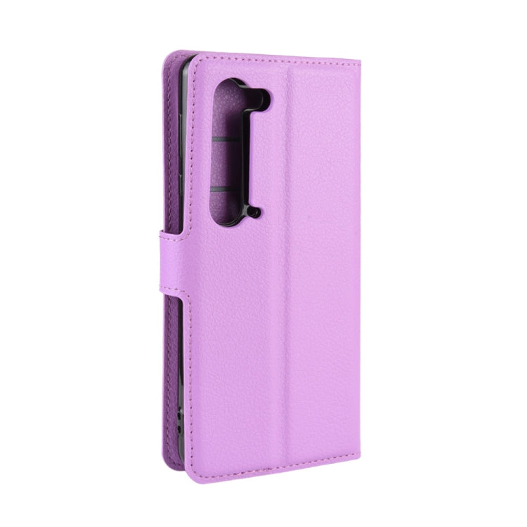 For Sharp Aquos R5G Litchi Texture Horizontal Flip Protective Case with Holder & Card Slots & Wallet