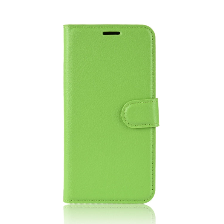 For Sharp Aquos R5G Litchi Texture Horizontal Flip Protective Case with Holder & Card Slots & Wallet