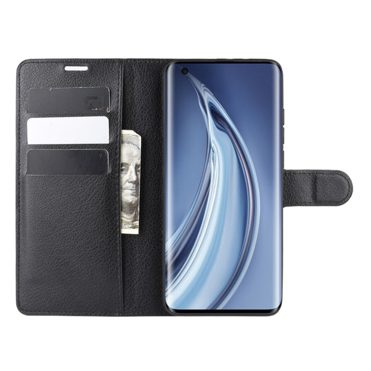 For Xiaomi Mi 10 / Mi 10 Pro Litchi Texture Horizontal Flip Protective Case with Holder & Card Slots & Wallet