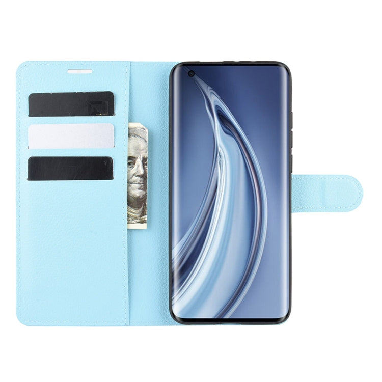For Xiaomi Mi 10 / Mi 10 Pro Litchi Texture Horizontal Flip Protective Case with Holder & Card Slots & Wallet