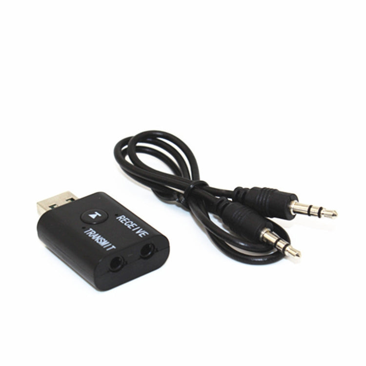 JEDX-TR6 USB Bluetooth 5.0 Music Transmitter Receiver 2 in 1 TV Bluetooth Transmitter Speaker Bluetooth Receiver
