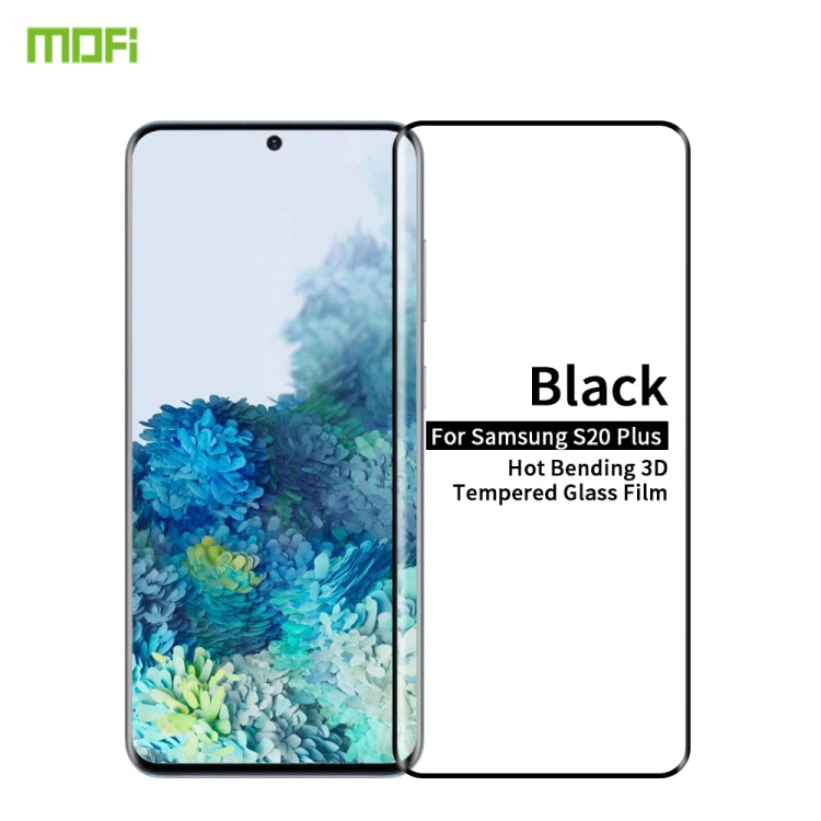 For Galaxy S20 Plus MOFI 9H 3D Explosion Proof Thermal Bending Full Screen Covered Tempered Glass Film