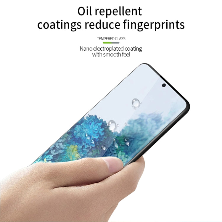 For Galaxy S20 Plus MOFI 9H 3D Explosion Proof Thermal Bending Full Screen Covered Tempered Glass Film