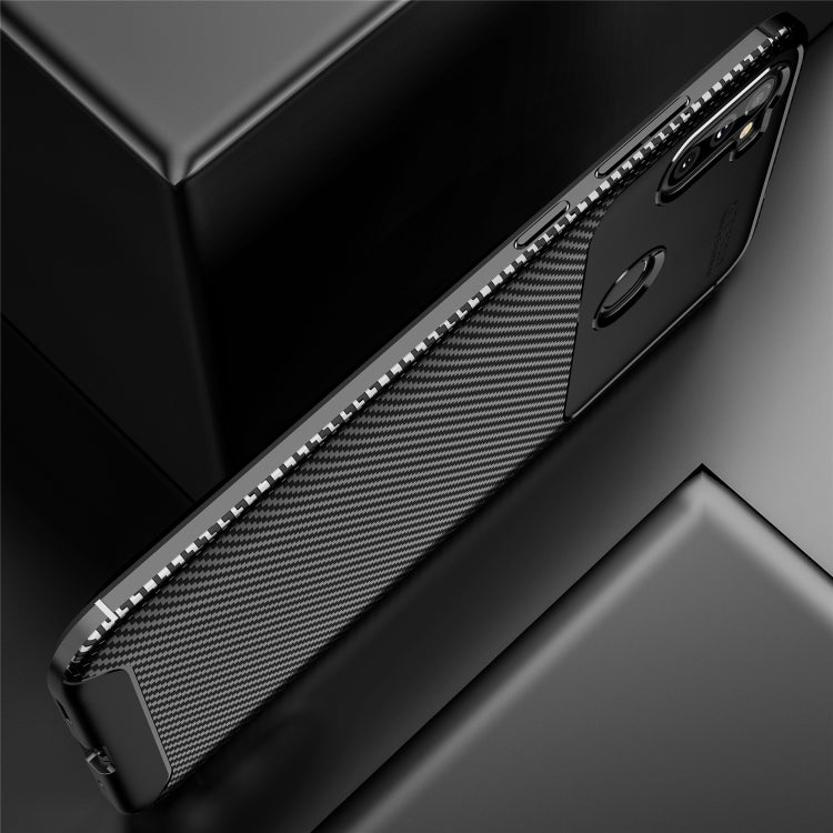 Fo Galaxy A11 Carbon Fiber Texture Shockproof TPU Case