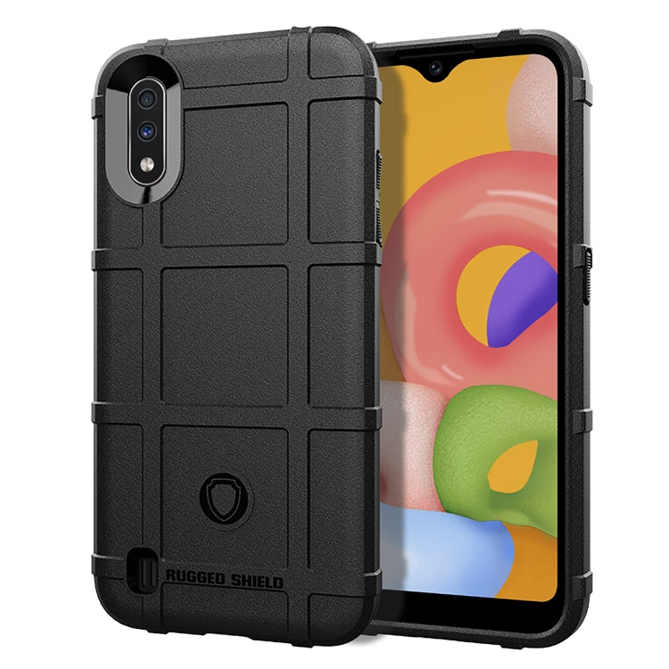 For Galaxy A01 (US Version)  Full Coverage Shockproof TPU Case