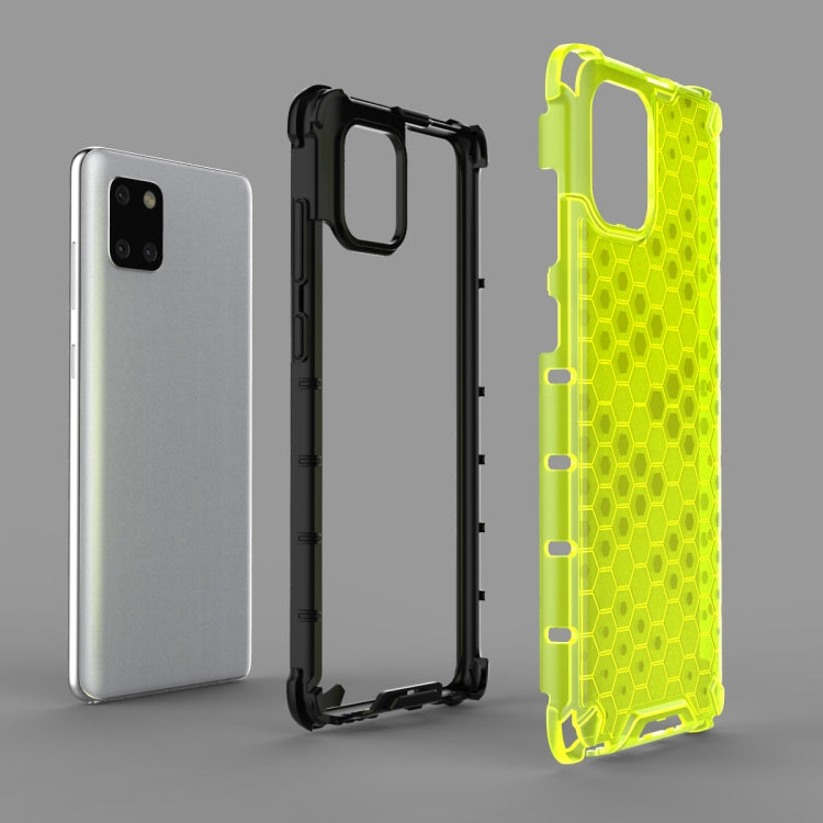 For Galaxy A71 Shockproof Honeycomb PC + TPU Case