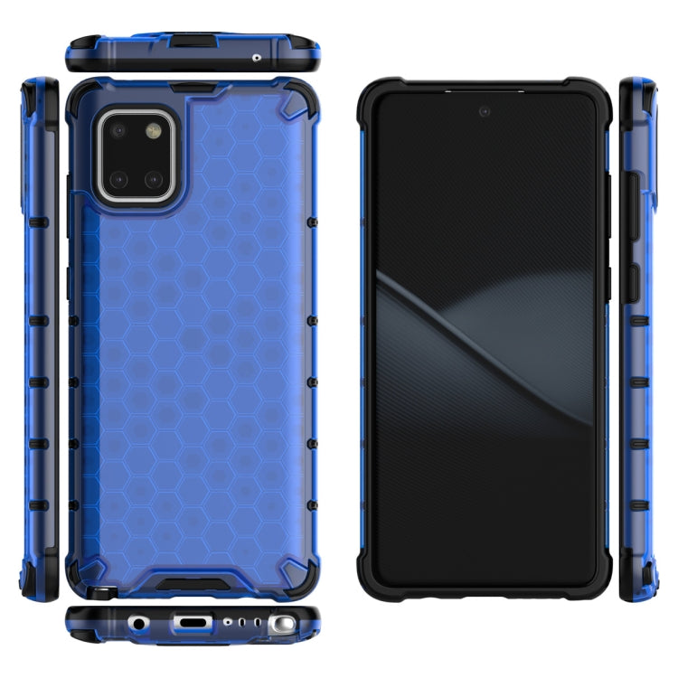 For Galaxy A71 Shockproof Honeycomb PC + TPU Case