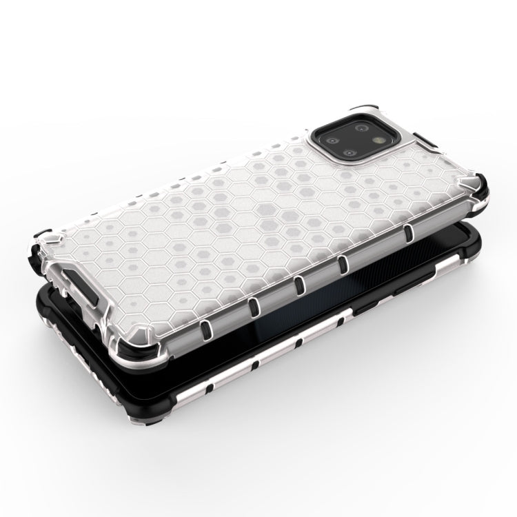 For Galaxy A71 Shockproof Honeycomb PC + TPU Case