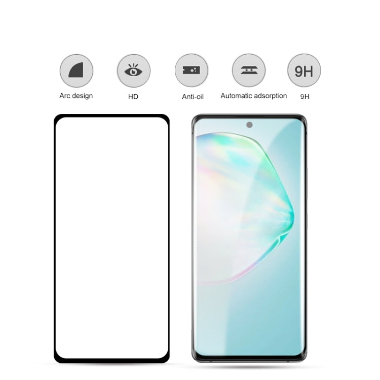 For Galaxy A81 2PCS mocolo 0.33mm 9H 2.5D Full Glue Tempered Glass Film