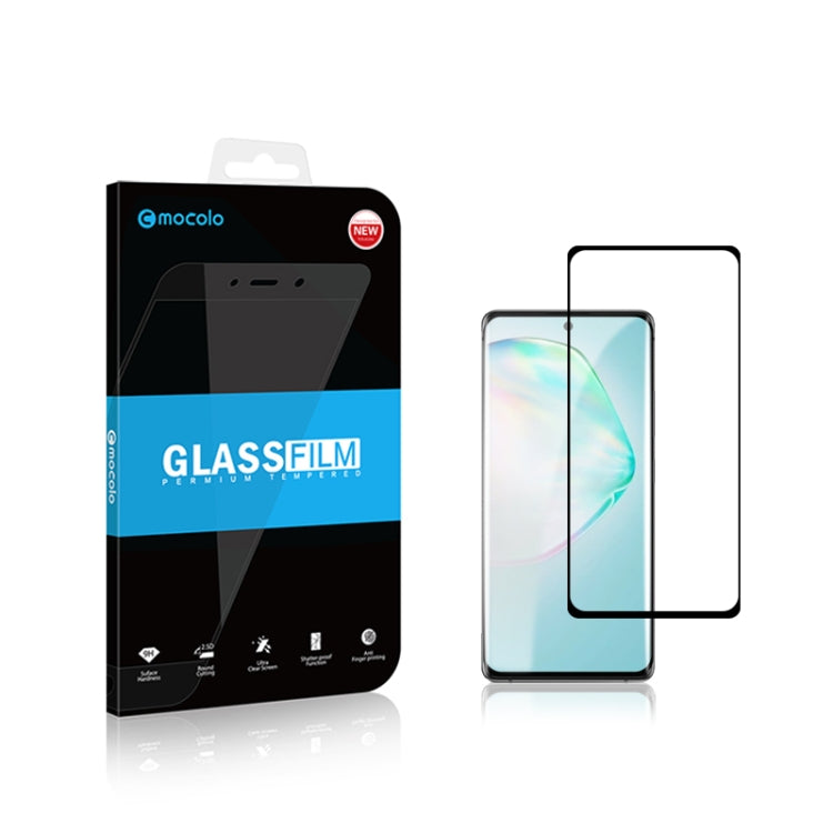 For Galaxy A81 2PCS mocolo 0.33mm 9H 2.5D Full Glue Tempered Glass Film