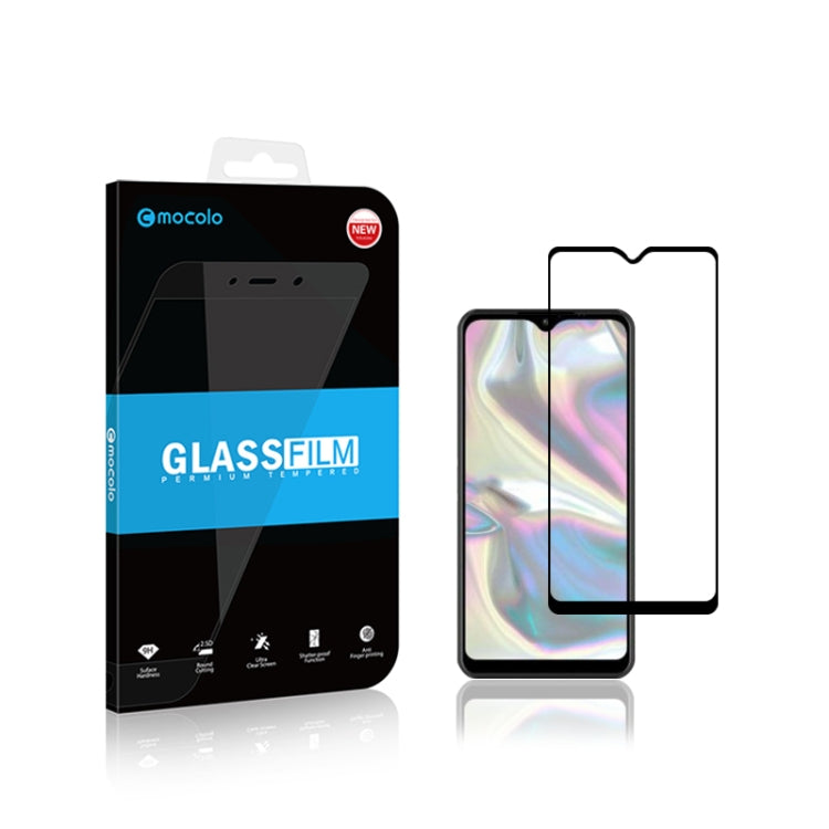 For Galaxy A70e 2PCS mocolo 0.33mm 9H 2.5D Full Glue Tempered Glass Film