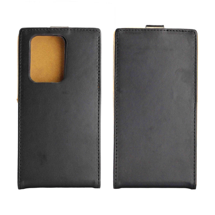 For Samsung Galaxy S20 Ultra Business Style Vertical Flip TPU + PU Leather Case with Card Slot(Black)