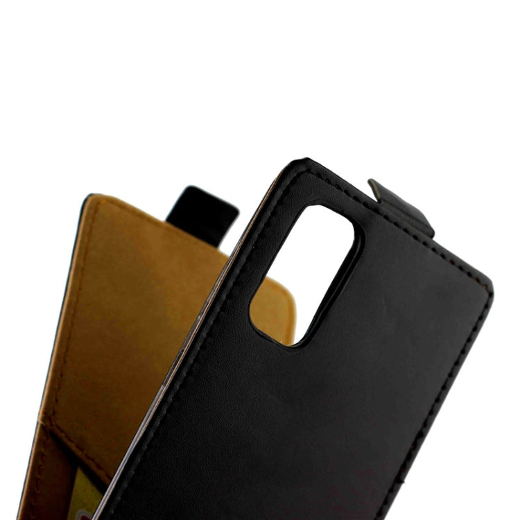 For Galaxy S20 Business Style Vertical Flip TPU + PU Leather Case with Card Slot(Black)