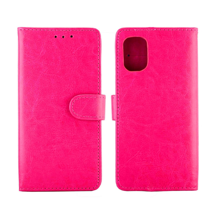 For Galaxy A71 Crazy Horse Texture Leather Horizontal Flip Protective Case with Holder & Card Slots & Wallet & Photo Frame