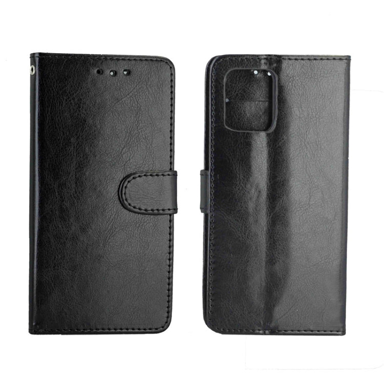 For Galaxy S10 Lite Crazy Horse Texture Leather Horizontal Flip Protective Case with Holder & Card Slots & Wallet & Photo Frame