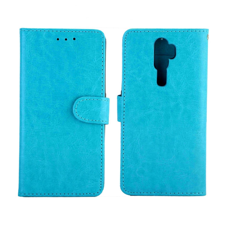 For OPPO A9 (2020) / A5 (2020) Crazy Horse Texture Leather Horizontal Flip Protective Case with Holder & Card Slots & Wallet & Photo Frame