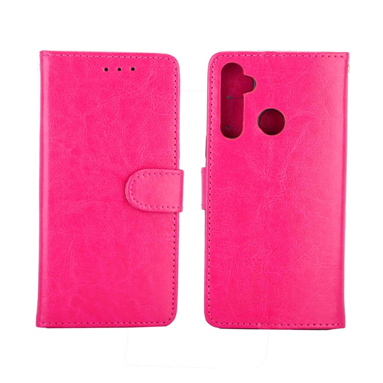 For OPPO Realme 5 Crazy Horse Texture Leather Horizontal Flip Protective Case with Holder & Card Slots & Wallet & Photo Frame