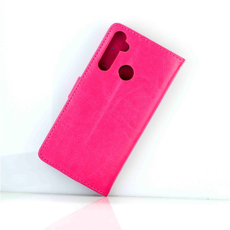 For OPPO Realme 5 Crazy Horse Texture Leather Horizontal Flip Protective Case with Holder & Card Slots & Wallet & Photo Frame