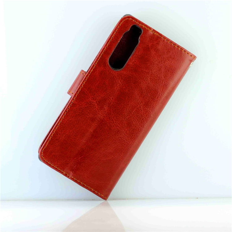 For Sony Xperia 5 Crazy Horse Texture Leather Horizontal Flip Protective Case with Holder & Card Slots & Wallet & Photo Frame