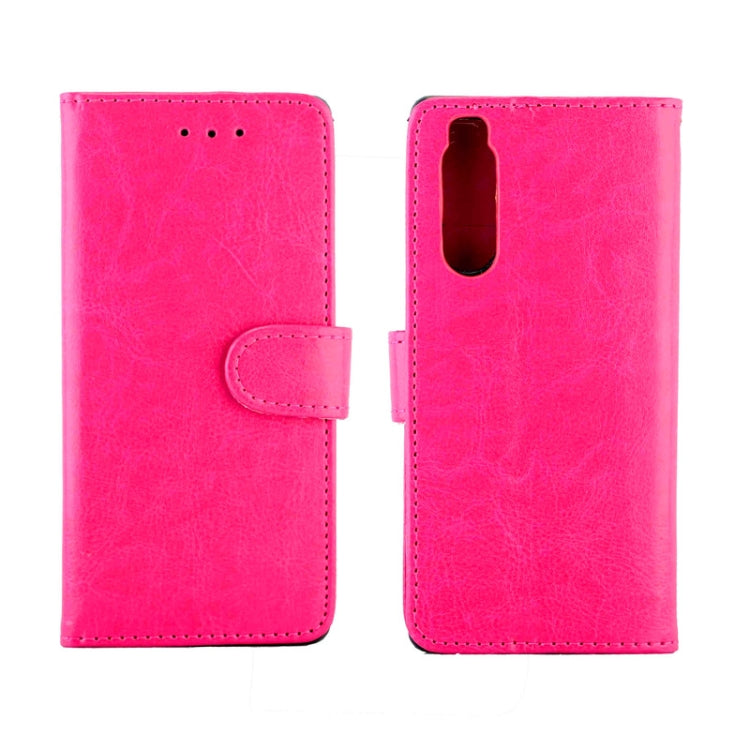 For Sony Xperia 5 Crazy Horse Texture Leather Horizontal Flip Protective Case with Holder & Card Slots & Wallet & Photo Frame