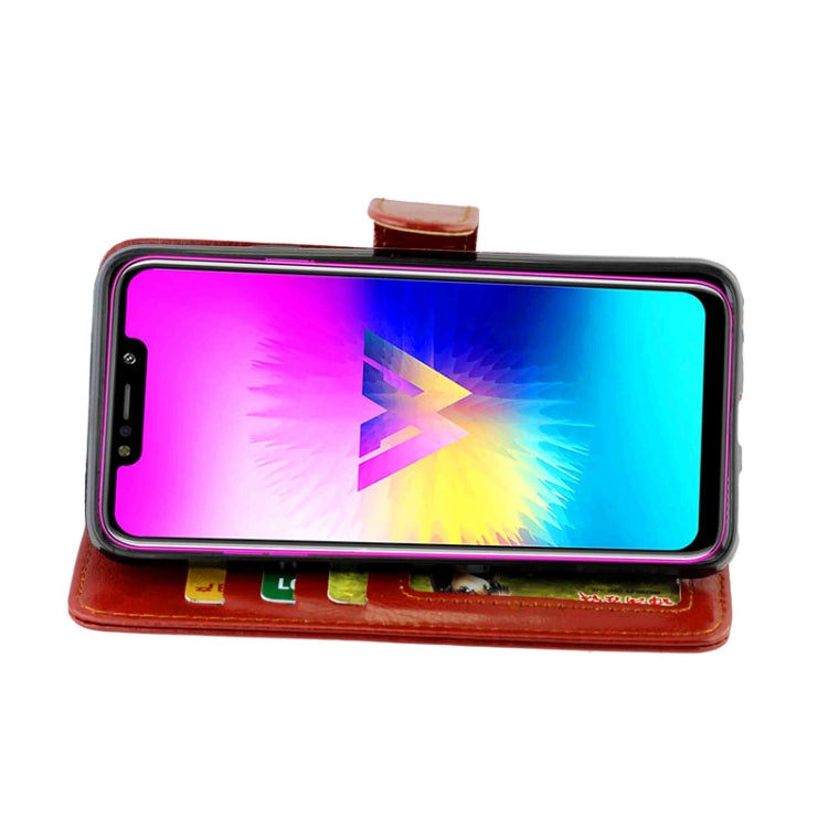 For LG W10 Crazy Horse Texture Leather Horizontal Flip Protective Case with Holder & Card Slots & Wallet & Photo Frame