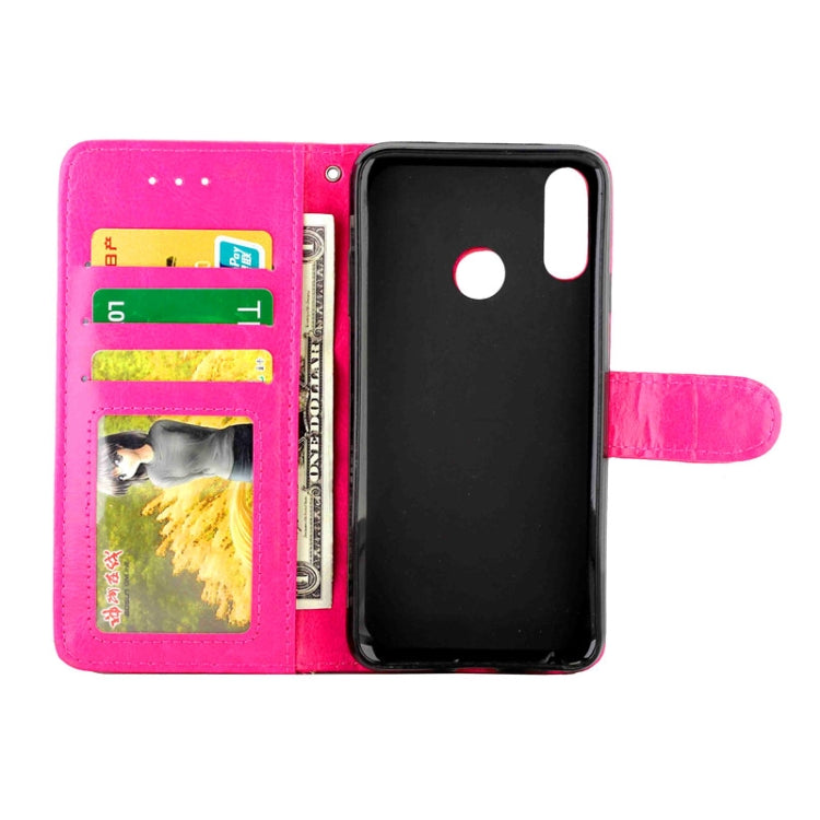 For LG W10 Crazy Horse Texture Leather Horizontal Flip Protective Case with Holder & Card Slots & Wallet & Photo Frame