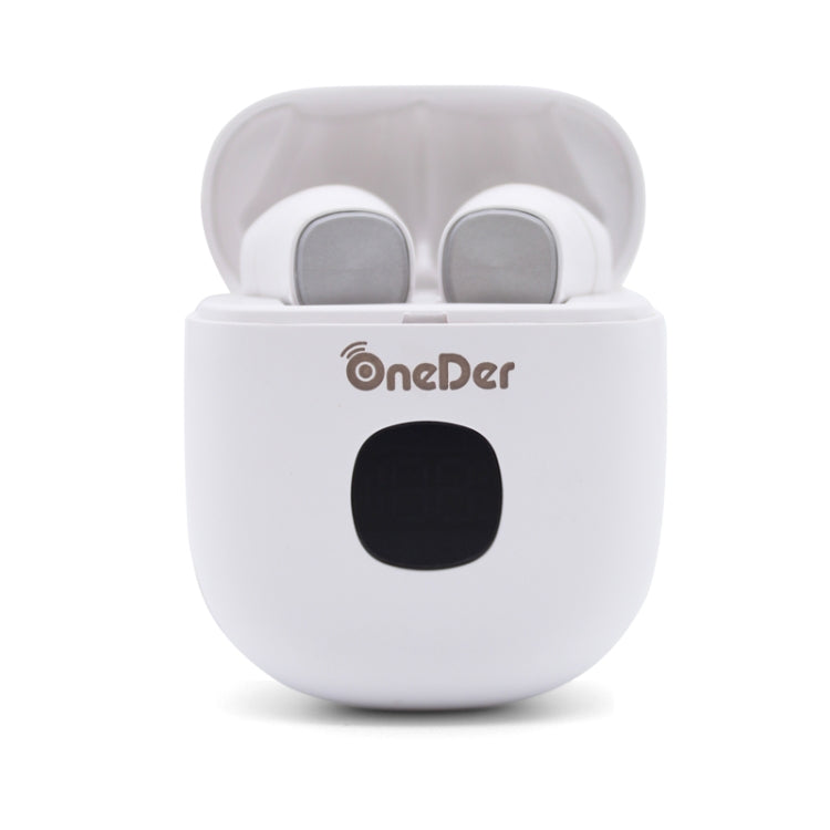 Oneder W16 TWS Bluetooth 5.0 Wireless Bluetooth Earphone with Charging Box, Support HD Call & LED Display Battery