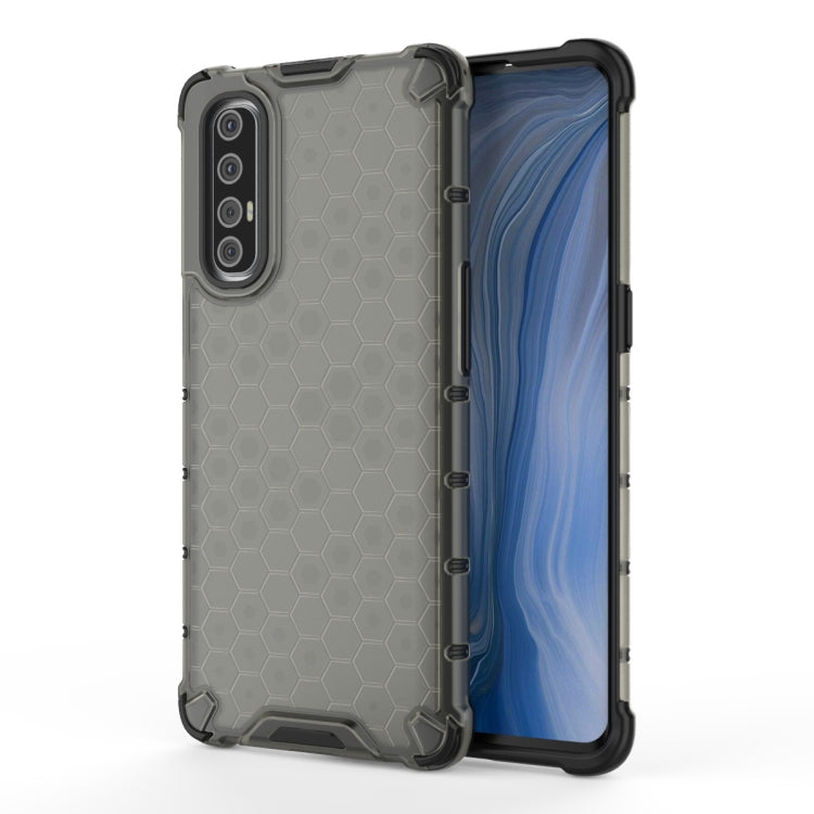 For OPPO Reno 3 Pro Shockproof Honeycomb PC + TPU Case